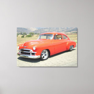 Em Tela Impressão 1950 de Chevrolet Fleetline