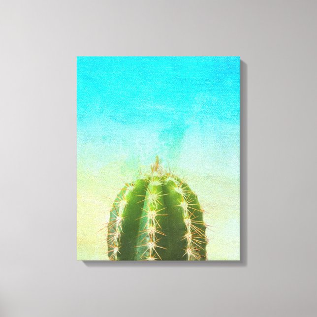Em Tela Impressão Cactus Zen (Frente)