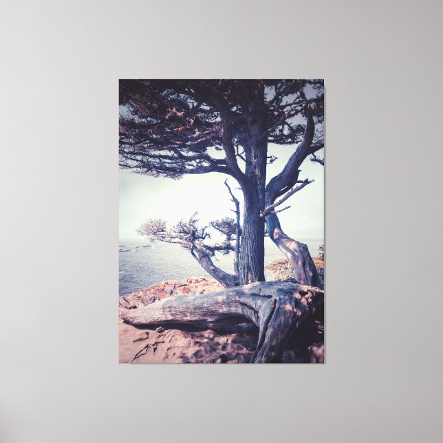 Em Tela Impressão cilíndrica pelo mar (Frente)