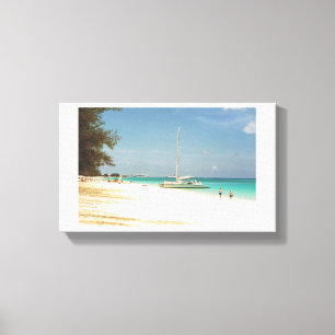 Em Tela Impressão da Ilha Grand Cayman