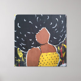 Em Tela Impressão da moça africana Rhonda Patton