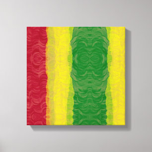 Em Tela Impressão das canvas, verde amarelo vermelho de