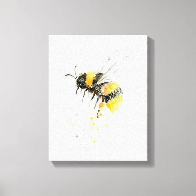Em Tela Impressão de Abas de Aquarela (Frente)