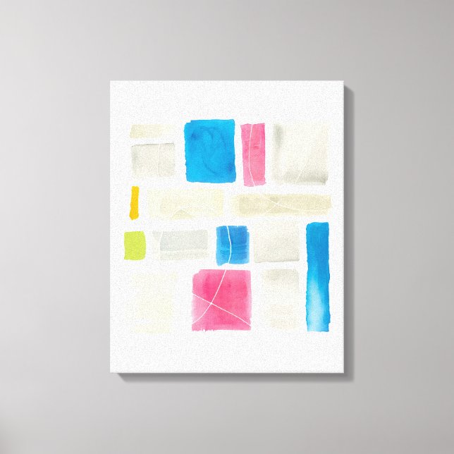 Em Tela Impressão de Abstrato Comares III | Sue Schlabach (Frente)