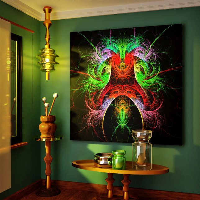 Em Tela Impressão de Abstrato de arte carnaval (Carnaval Abstract Art Wrapped Canvas Print)