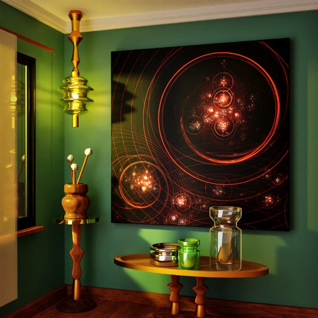 Em Tela Impressão de Abstrato de arte Starlight (Starlight Abstract Art Wrapped Canvas Print)