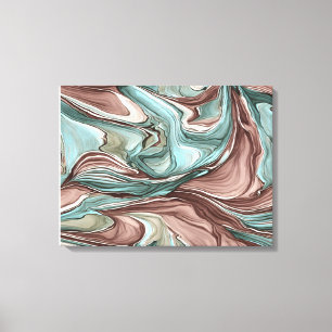 Em Tela Impressão de Abstrato de parede de cores giratória