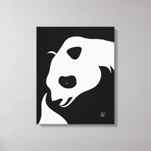 Em Tela Impressão de Abstrato gigante Panda