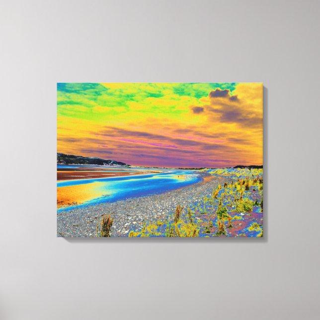 Em Tela Impressão de acrílico de placa de areia de transpo (Frente)