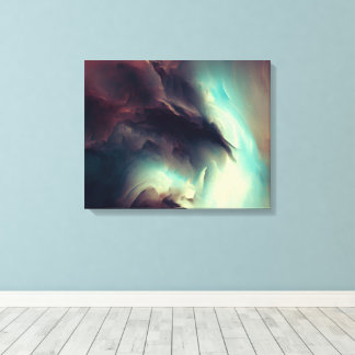 Em Tela impressão de arte abstrata escura