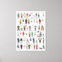 Impressão de Arte de Cidadãos Nova Iorque da NYC