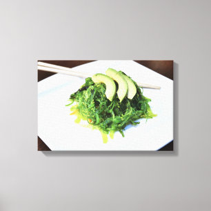 EM TELA IMPRESSÃO DE ARTE JAPONÊS DE SALADA DE MARTE, CANV