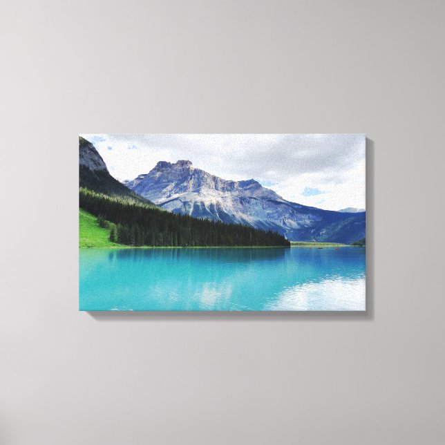 Em Tela Impressão de Banff Emerald Lake (Frente)