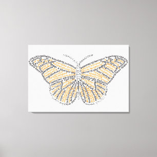 Em Tela Impressão de Borboleta Monarca do Mundo