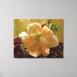 Em Tela Impressão de Buquê Lily Rosa