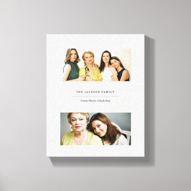 Em Tela impressão de Colagem de Fotos 2 (Frente)