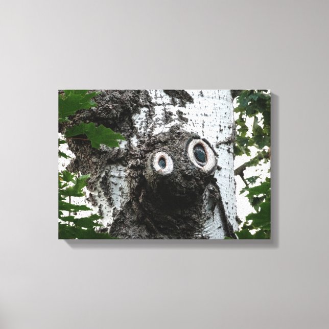 Em Tela Impressão de Fotografia Mágica da Árvore de Birch (Frente)