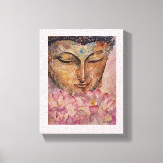 Em Tela Impressão de Lâmpada Rosa Buda
