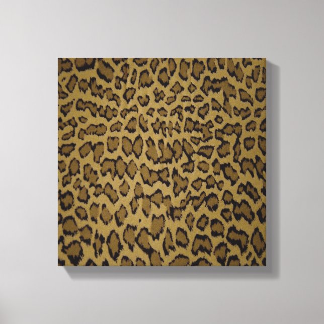 EM TELA IMPRESSÃO DE LEOPARDO ANIMAL (Frente)