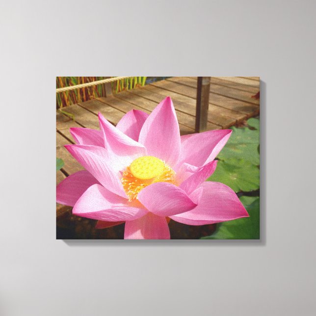 Em Tela Impressão de Lily Água (Frente)