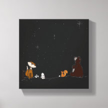 Impressão de Lona Esticada Assista às Estrelas