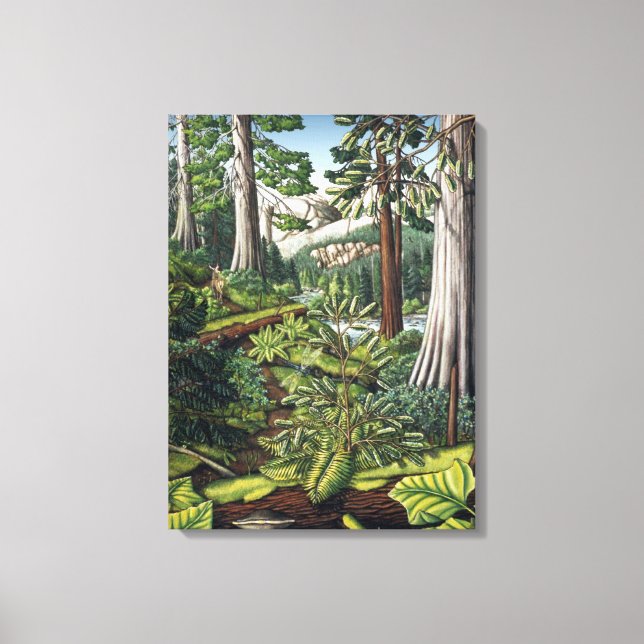 Em Tela Impressão de pintura canadense (Frente)