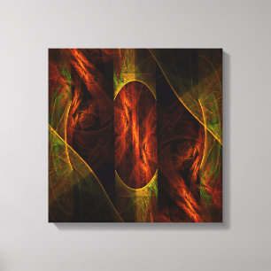 Em Tela Impressão de Quadros Quad de Abstrato de Junta Mís