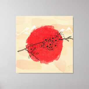 Em Tela Impressão de Telas de Arte de Estilo Japonês