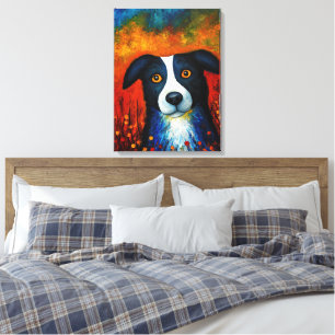 Em Tela Impressão de Telas de Arte Portátil de Cão