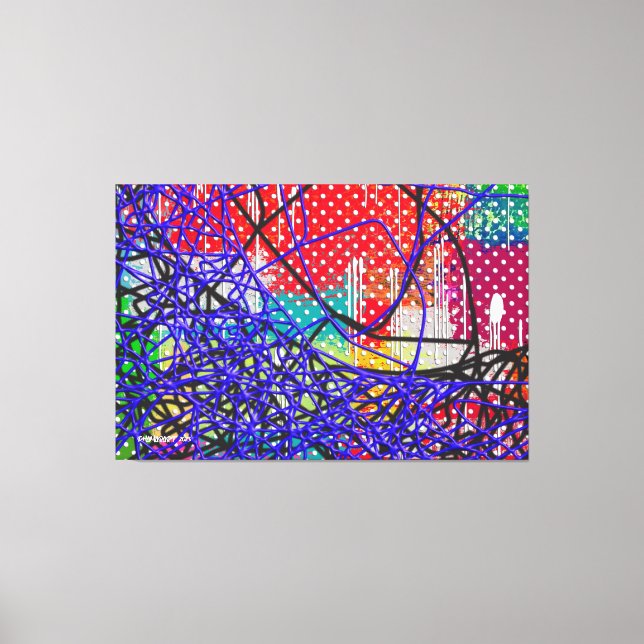 Em Tela Impressão de Telas de Cordas Perdidas (Frente)