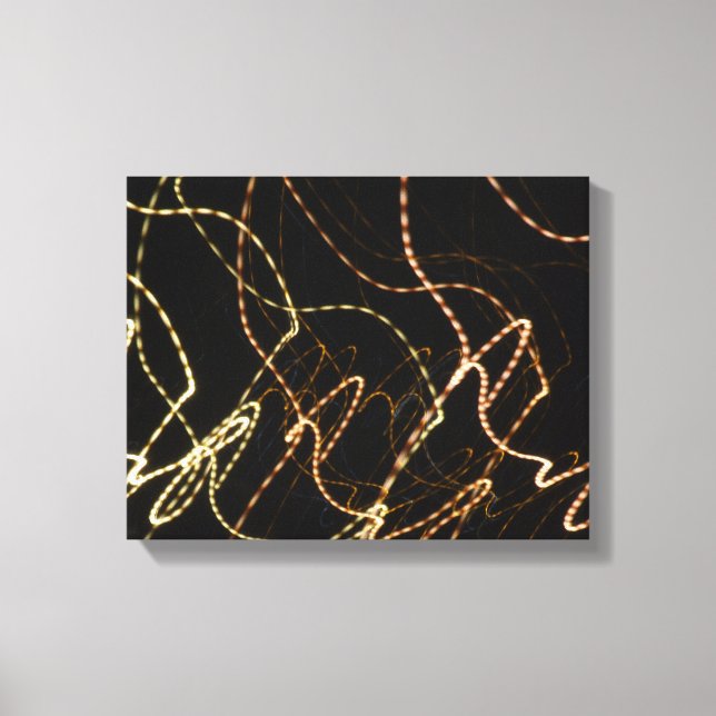Em Tela Impressão de Telas de Linhas Pontas abstrato (Frente)