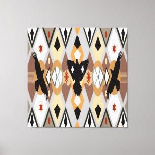 Em Tela Impressão de Telas Esticadas de Corvo Americano Na