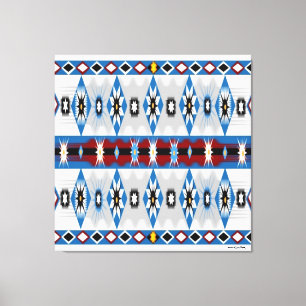 Em Tela Impressão de Telas Esticadas de Sioux Americana Na