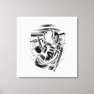 Em Tela Impressão de Telas Estreitas de Status do Astronau