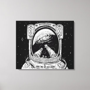 Em Tela Impressão de Telas Estreitas Perdidas no Espaço