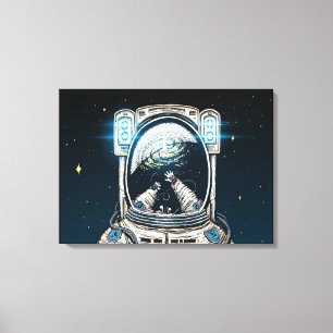 Em Tela Impressão de Telas Estreitas Perdidas no Espaço