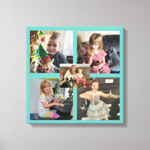 Em Tela Impressão de Telas Personalizadas de Fotos da Fam