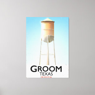 Em Tela Impressão de viagem de Americana do Groom Texas Ro