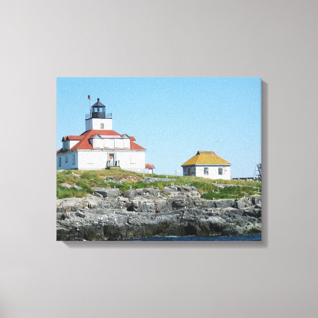 Em Tela Impressão do Farol de Ovos (Frente)