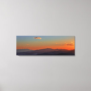 Em Tela Impressão do Panorama de Montanha Azul