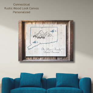Em Tela Impressão do Quadro de Madeira Russo de Connecticu