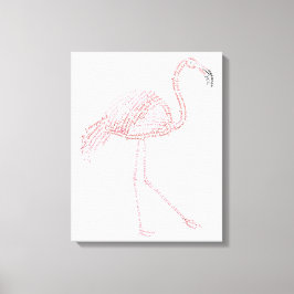 Em Tela Impressão do World Word Flamingo