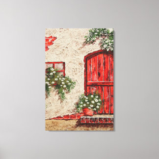 Em Tela Impressão Faux de algodão russo antigo