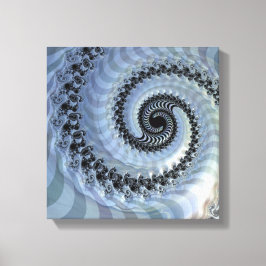 Em Tela Impressão Fractal Spiral Elegal