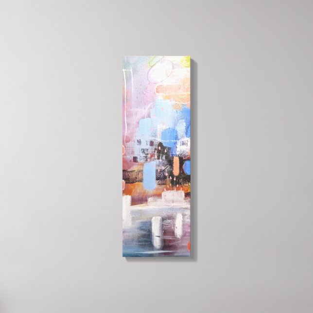 Em Tela Impressão "Ice" Abstrato (Frente)