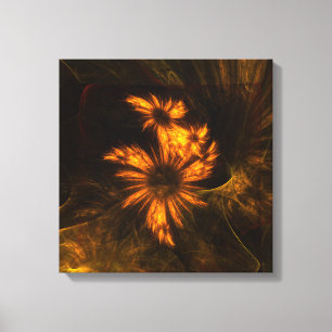 Em Tela Impressão Mística Abstrato de Jardinagem Quad