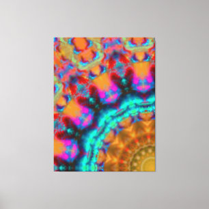 Em Tela Impressão moderna de design preto elegante