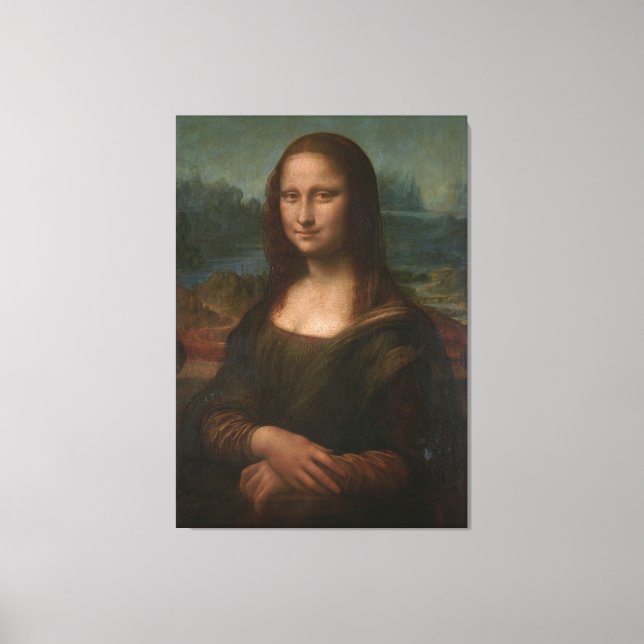 Em Tela Impressão Mona Lisa 36x48 (Frente)