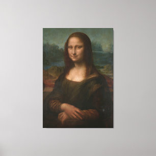 Em Tela Impressão Mona Lisa 36x48