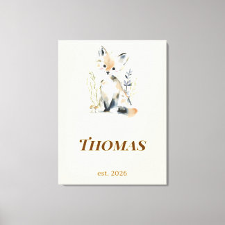 Em Tela Impressão Personalizada do Nome da Nursery da Rapo